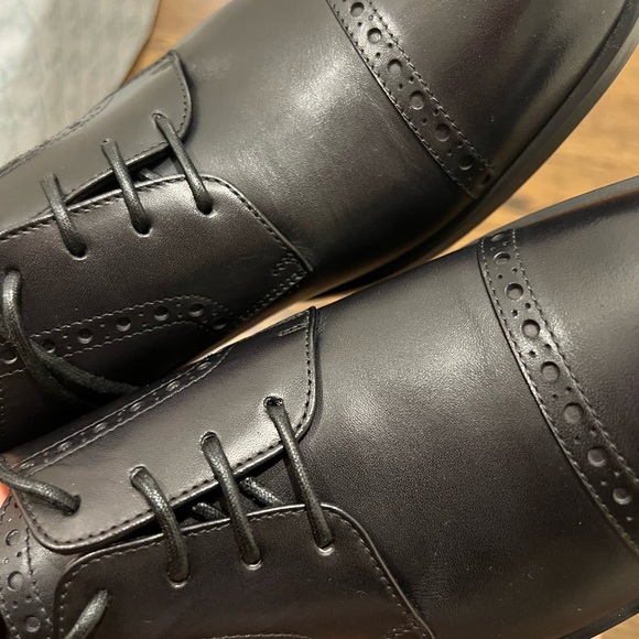 Men’s Zegna black leather dress shoe - Picture 11 of 11